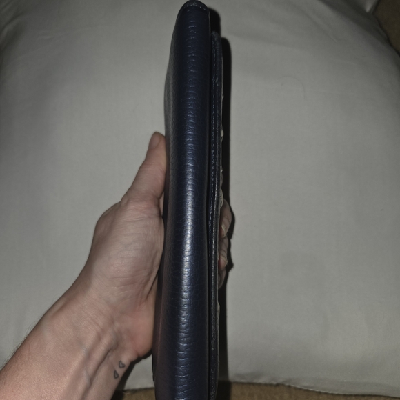 Jimmy Choo Navy Blue Star Studded Long Wallet - Picture 12 of 15